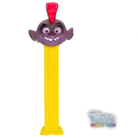 PEZ Candy Dispenser Trolls World Tour Barb On Blister Card - Picture 3 of 4